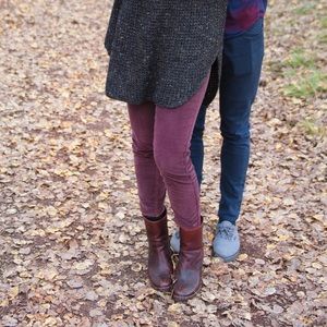 Free People Corduroy Maroon Pants